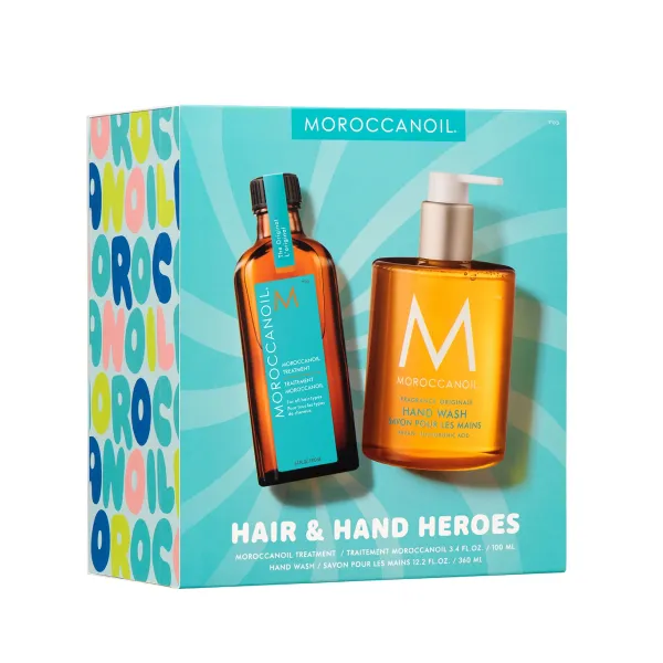 Set Tinh Dầu Dưỡng Tóc + Gel Rửa Tay Moroccanoil Signature Scent Hair & Hand Care Set (100ml + 360ml)