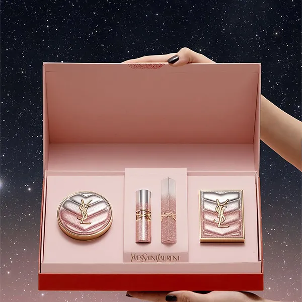 Set Trang Điểm Yves Saint Laurent YSL Starry Pink Limited Edition Four Piece Set