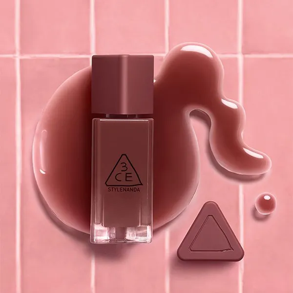Son Bóng 3CE Gummy Oil Tint 05 Mocha Syrup Màu Nâu Sữa