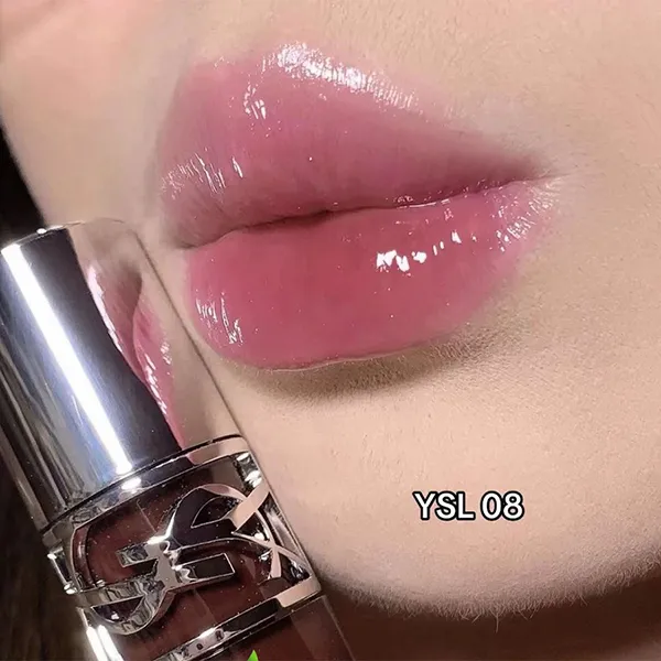 Son Dưỡng Bóng Yves Saint Laurent YSL Loveshine Plumping Lip Oil 08 Purple Dream Màu Tím Mận