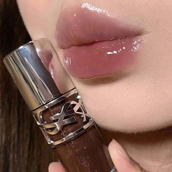 Son Dưỡng Bóng Yves Saint Laurent YSL Loveshine Plumping Lip Oil Màu 06 Gloss Espresso Stardust Nâu Trầm