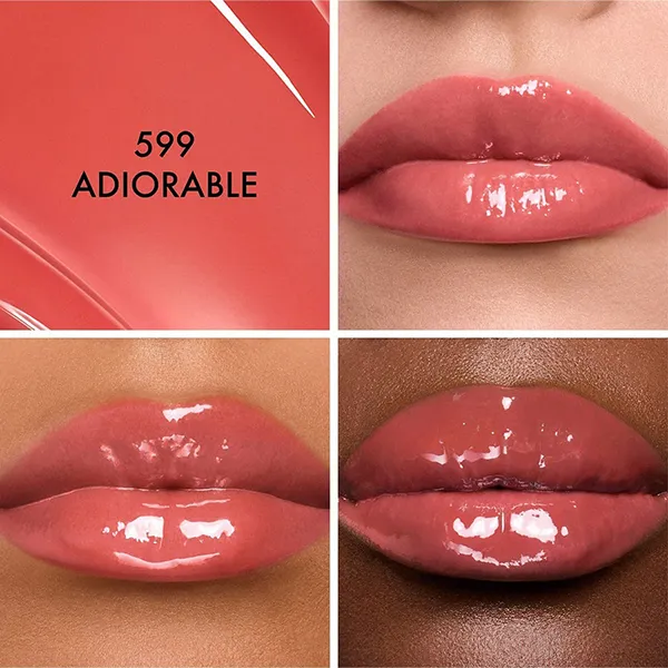 Son Dưỡng Dior Addict Glass Lipstick 599 Adiorable Màu Hồng Cam Đào