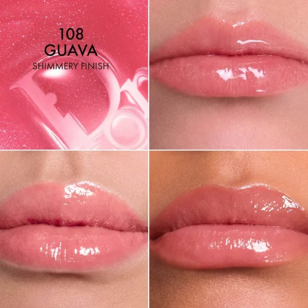 Son Dưỡng Dior Addict Lip Glow Butter 108 Guava Màu Hồng Guava Ánh Nhũ