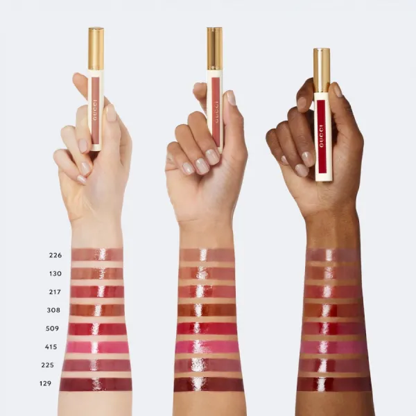 Son Gucci Glow Oil-In-Water Tint 509 Rosso Ancora Màu Đỏ Cổ Điển
