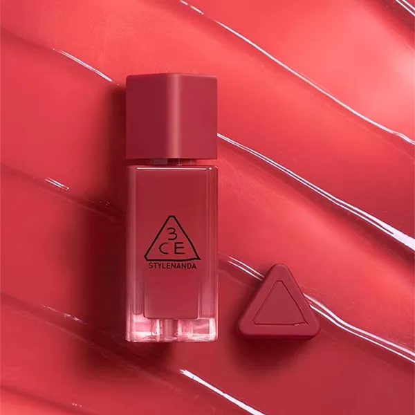 Son Kem 3CE Gummy Oil Tint 04 Rose Gummy Màu Đỏ Hồng