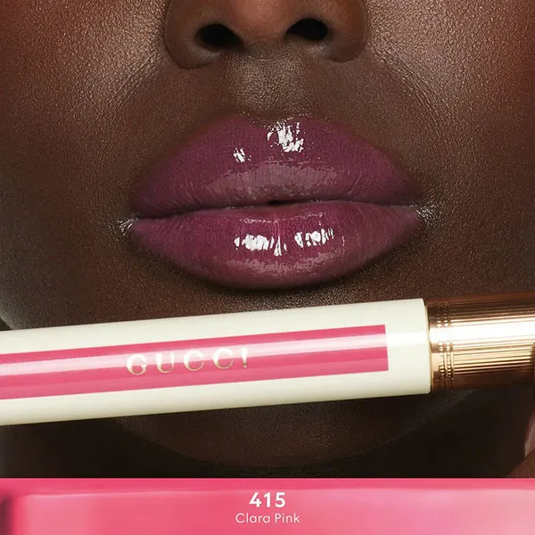 Son Kem Gucci Glow Oil-In-Water Tint 415 Clara Pink Màu Hồng
