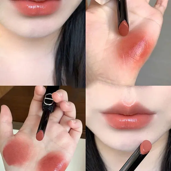 Son Lì Dior Rossetti Rouge On Stage Slim Lipstick 168 Copper Attraction Shine Màu Đỏ Cam