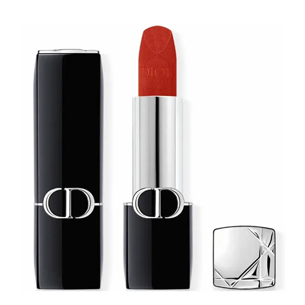 Son Lì Dior Rouge Dior Couture Lipstick Velvet Finish Màu 846 Concorde Đỏ Cam Gạch