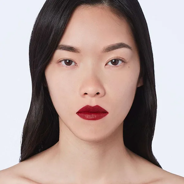Son Lì Gucci Matte Lip 504 Myra Crimson Màu Đỏ Mận