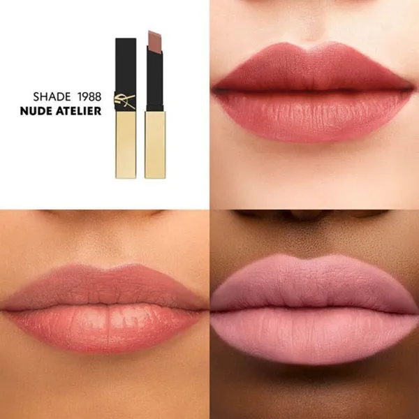 Son Lì Yves Saint Laurent YSL The Slim Couture Matte 1988 Nude Atelier Màu Hồng Nude