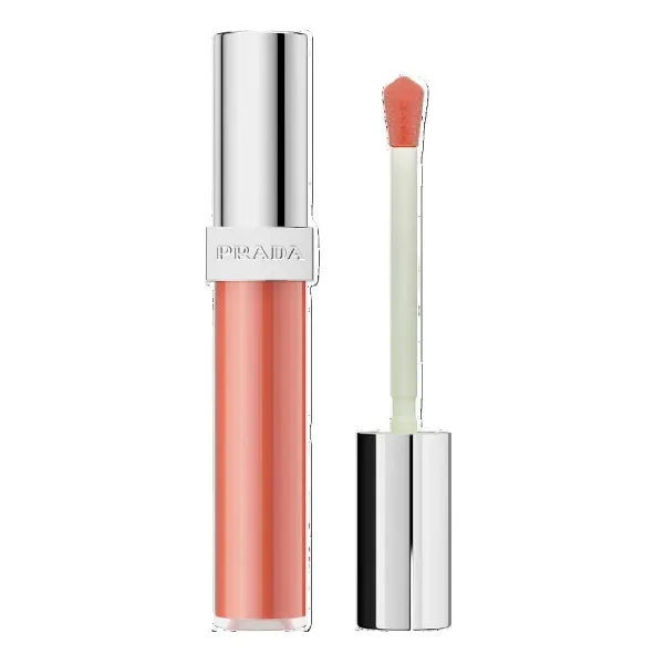 Son Kem Dưỡng Bóng Prada Reflection Glossy Liquid Balm O281 Fire Motion Màu Cam Sáng