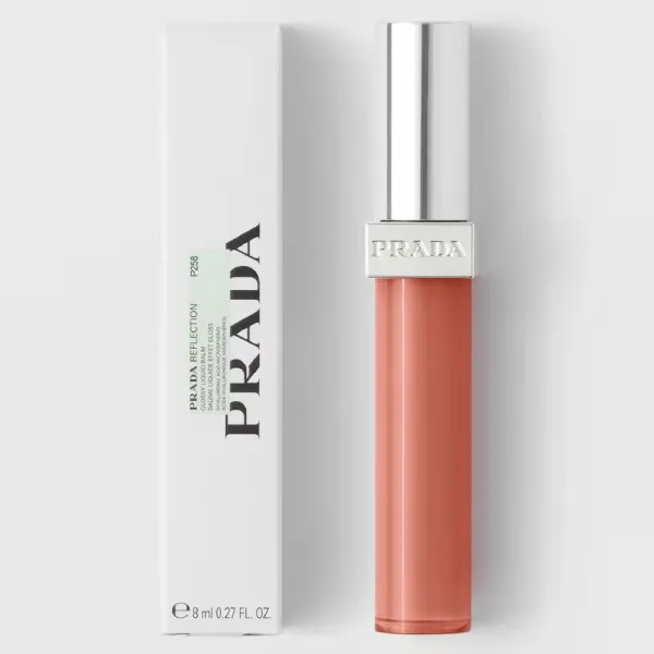 Son Kem Dưỡng Bóng Prada Reflection Glossy Liquid Balm P258 Blushwear Màu Hồng Nude