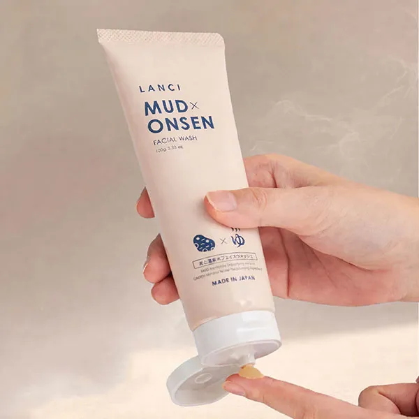 Sữa Rửa Mặt Bùn Khoáng Lanci Mud Onsen Facial Wash 100g