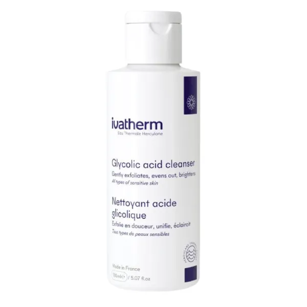 Sữa Rửa Mặt Làm Sạch Da Ivatherm Glycolic Acid Cleanser 150ml