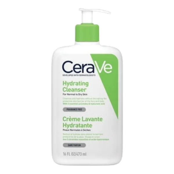 Sữa Rửa Mặt Làm Sạch Dành Cho Da Thường Và Da Khô Cerave Hydrating Cleanser For Normal To Dry Skin 473ml