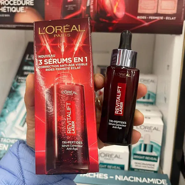 Tinh Chất Hỗ Trợ Giảm Nhăn, Nâng Cơ Và Làm Sáng Da L'Oréal Paris Revitalift Laser Tri-Peptide Serum 30ml