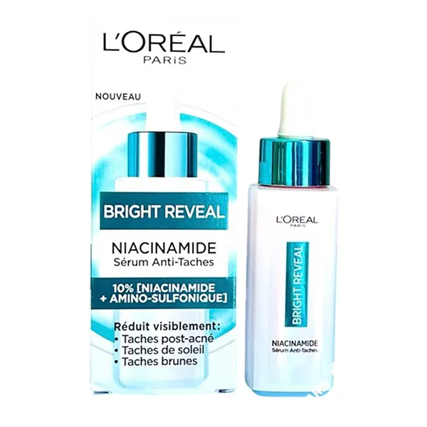 Tinh Chất Hỗ Trợ Làm Mờ Thâm Nám, Sáng Da L'Oreal Paris Bright Reveal Fluide 30ml