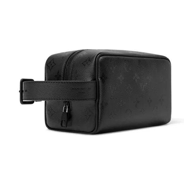 Túi Cầm Tay Nam Louis Vuitton LV Locker Dopp Kit M26810 Màu Đen
