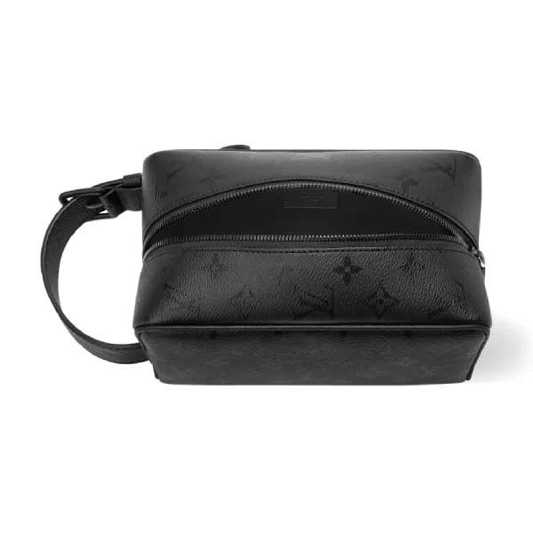 Túi Cầm Tay Nam Louis Vuitton LV Locker Dopp Kit M26810 Màu Đen