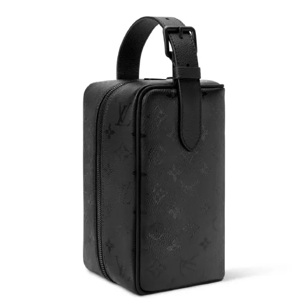 Túi Cầm Tay Nam Louis Vuitton LV Locker Dopp Kit M26810 Màu Đen