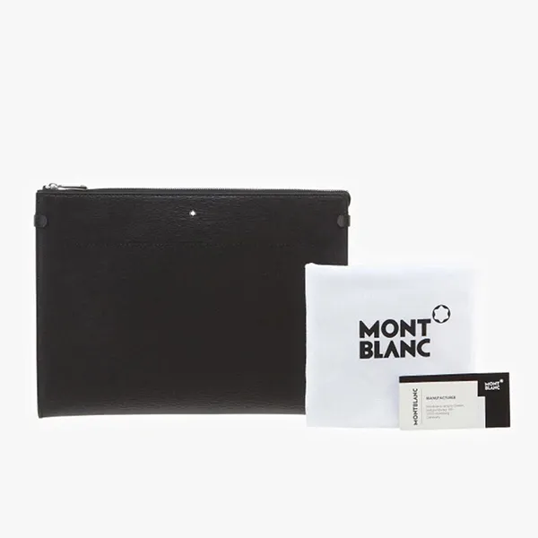 Túi Cầm Tay Nam MontbLanc Meisterstück 4810 Men's Portfolio Clutch Bag Pouch 129234 Màu Đen