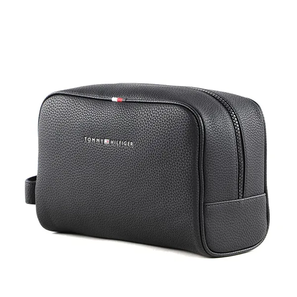 Túi Cầm Tay Nam Tommy Hilfiger Essential Washbag 09508 - BDS Màu Đen
