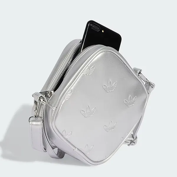Túi Đeo Chéo Adidas Adicolor Diamond Shaped Bag JW0051 Màu Bạc