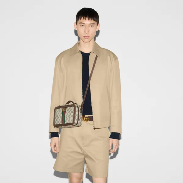 Túi Đeo Chéo Gucci Ophidia Ophidia Small Crossbodybag ‎739392 96IWT 8745 Màu Nâu Be