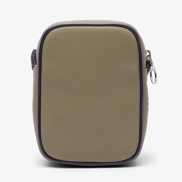 Túi Đeo Chéo Nam Lacoste Club 1930 Petit Piqué Effect Vertical Satchel NU4964UO R63 Màu Xanh Olive