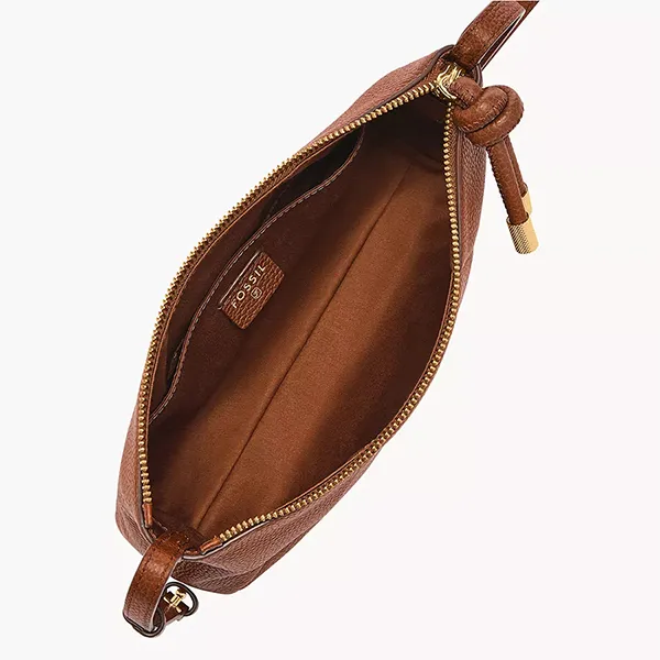 Túi Đeo Chéo Nữ Fossil Willa Leather Small Crossbody Bag ZB11172200 Màu Nâu