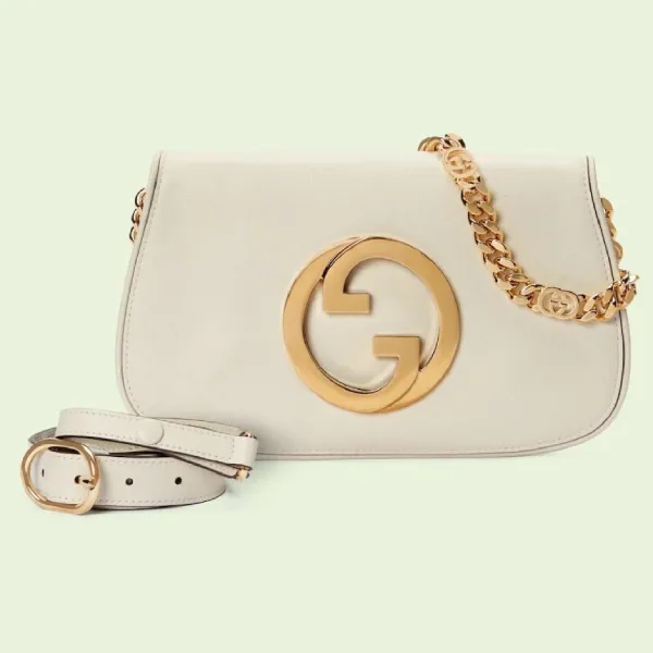 Túi Đeo Vai Nữ Gucci Blondie Shoulder Bag 'White' 699268-UXX0G-9022 Màu Trắng