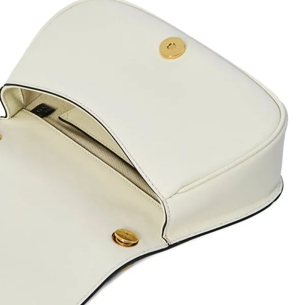 Túi Đeo Vai Nữ Gucci Blondie Small Leather Shoulder Bag Màu Trắng