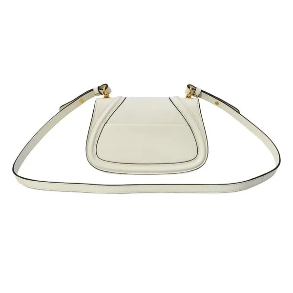 Túi Đeo Vai Nữ Gucci Blondie Small Leather Shoulder Bag Màu Trắng