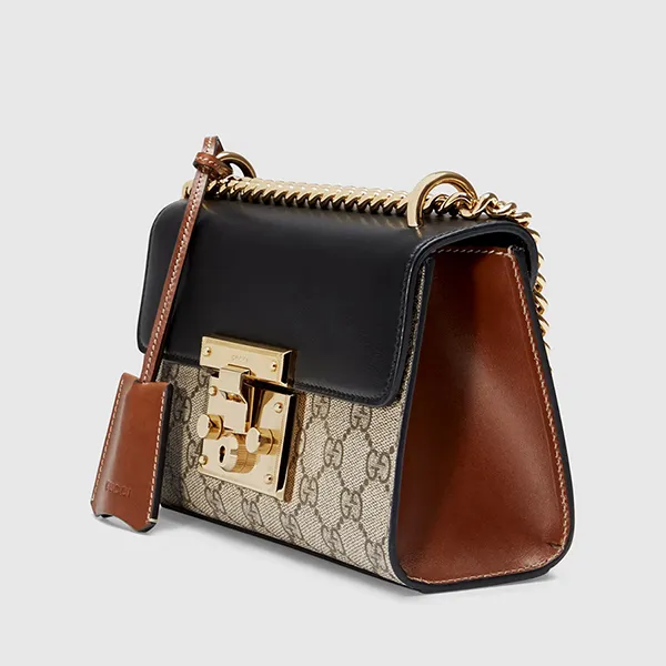 Túi Đeo Vai Nữ Gucci Padlock Mini Shoulder Bag 735103 KLQJG 9785 Màu Đen