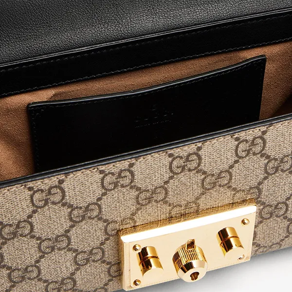 Túi Đeo Vai Nữ Gucci Padlock Mini Shoulder Bag 735103 KLQJG 9785 Màu Đen