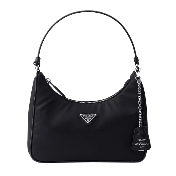 Túi Đeo Vai Nữ Prada Re-Edition 2005 Re-Nylon and Saffiano Mini Bag Màu Đen