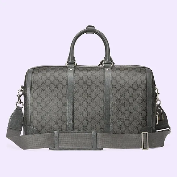 Túi Đựng Đồ Gucci Savoy Small Duffle Bag Grey Black 724642-UULHK-8576 Màu Đen Xám