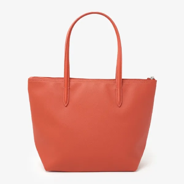 Túi Tote Nữ Lacoste Small L.12.12 Concept Rooibos Tea NF2037PM M85 Màu Nâu Cam Đất