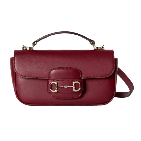 Túi Xách Tay Nữ Gucci Horsebit 1955 Soft Small Top-Handle Bag 815206-AAEC2-6207 Màu Đỏ