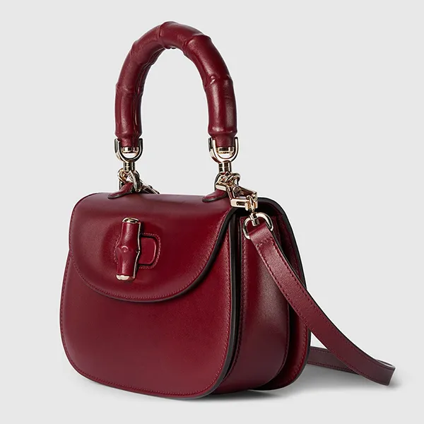 Túi Xách Tay Nữ Gucci Bamboo 1947 Small Handle Bag 827815 AAEDB 6207 Màu Đỏ