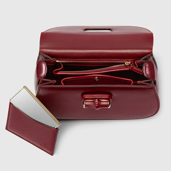 Túi Xách Tay Nữ Gucci Bamboo 1947 Small Handle Bag 827815 AAEDB 6207 Màu Đỏ