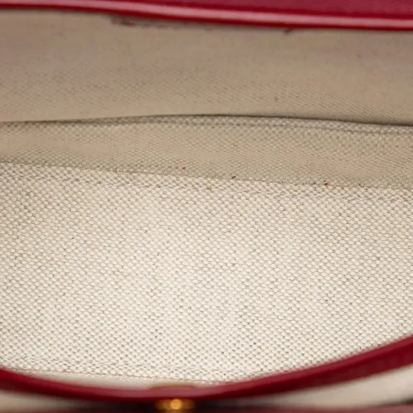 Túi Xách Tay Nữ Gucci Bamboo 1947 Small Red Leather Top Handle Bag Màu Đỏ