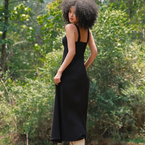 Váy Hai Dây Nữ F2 Fashion & Freedom Into The Wood D781-DEN-S-0324 Màu Đen Size S