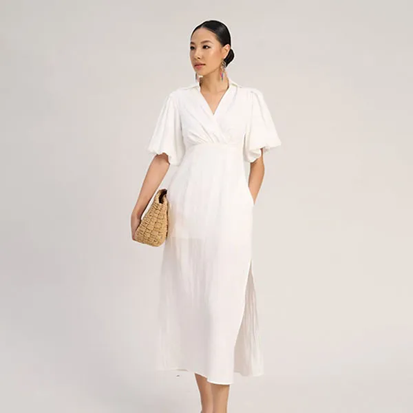 Váy Liền Nữ F2 Fashion & Freedom Linen The Art Of Styling D757-T-S-0923-1 Màu Trắng Size S