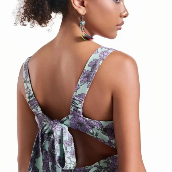 Váy Liền Nữ F2 Fashion & Freedom Women's Into The Wood D805-XHT-S-0524 Màu Xanh Tím Size S