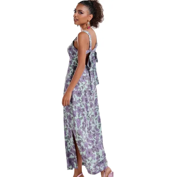 Váy Liền Nữ F2 Fashion & Freedom Women's Into The Wood D805-XHT-S-0524 Màu Xanh Tím Size S