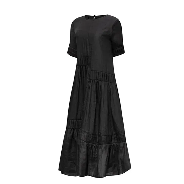 Váy Linen Nữ F2 Fashion & Freedom D780-D-S-1123 Màu Đen Size S