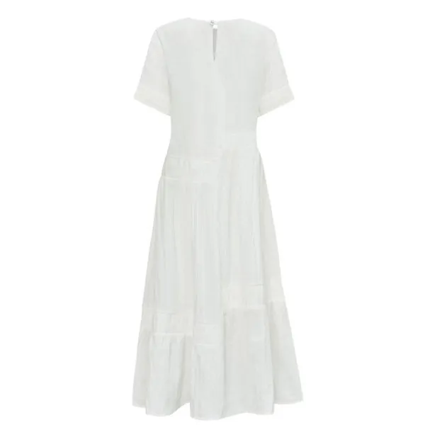 Váy Linen Nữ F2 Fashion & Freedom D780-T-S-1123 Màu Trắng Size S