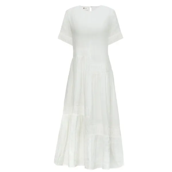 Váy Linen Nữ F2 Fashion & Freedom D780-T-S-1123 Màu Trắng Size S