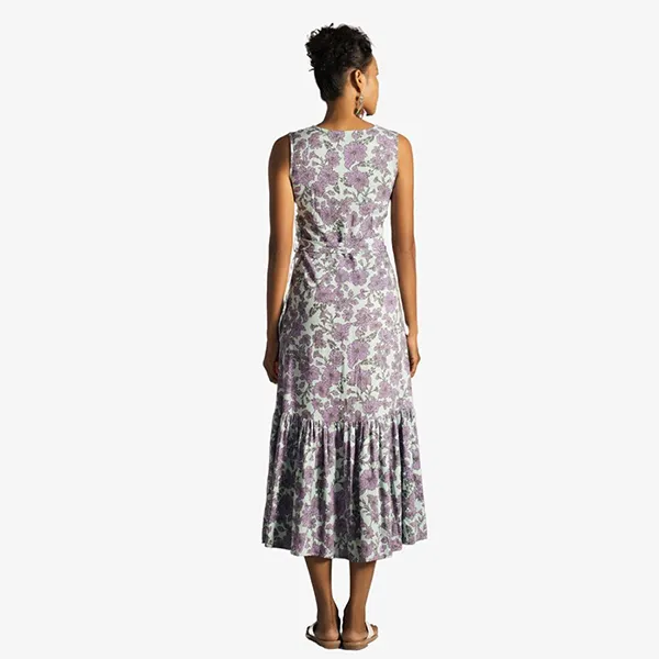Váy Linen Nữ F2 Fashion & Freedom Summer Get Away D362-XT-S-0622 Màu Xanh/Tím Size S
